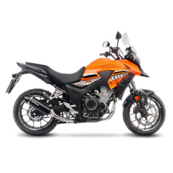 Silencieux LeoVince Nero Homologué pour CB 500 X (16-18)
