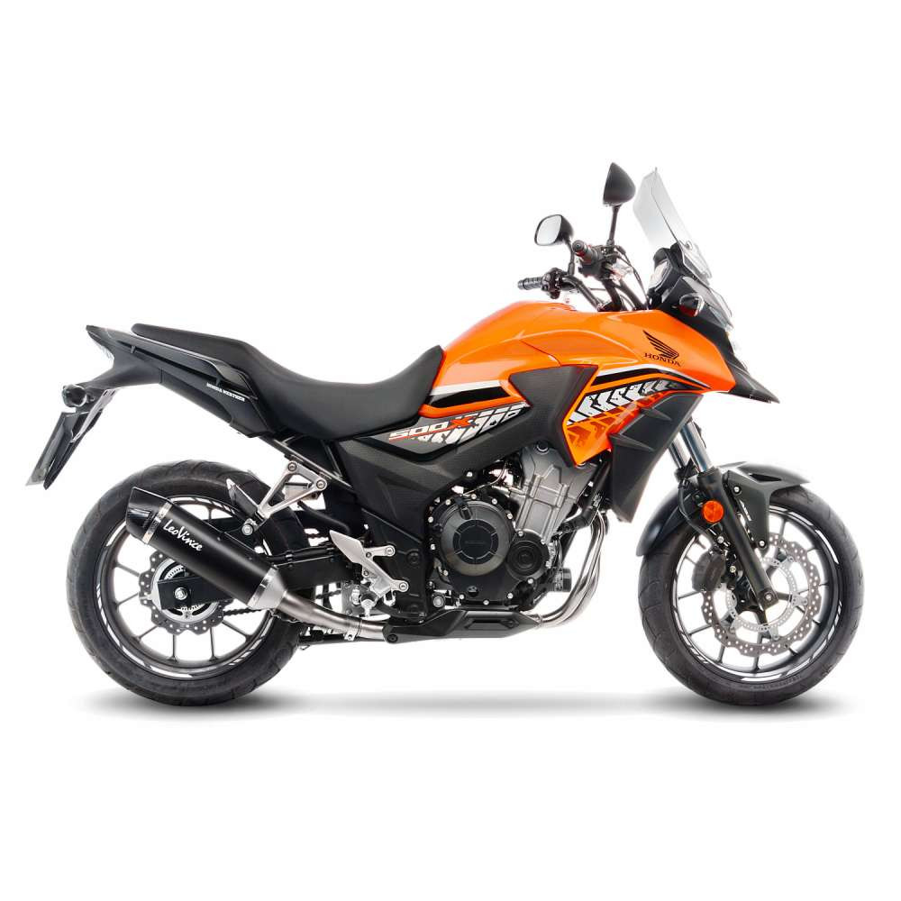 Silencieux LeoVince Nero Homologué pour CB 500 X (16-18)