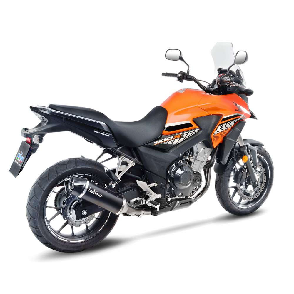 Silencieux LeoVince Nero Homologué pour CB 500 X (16-18)