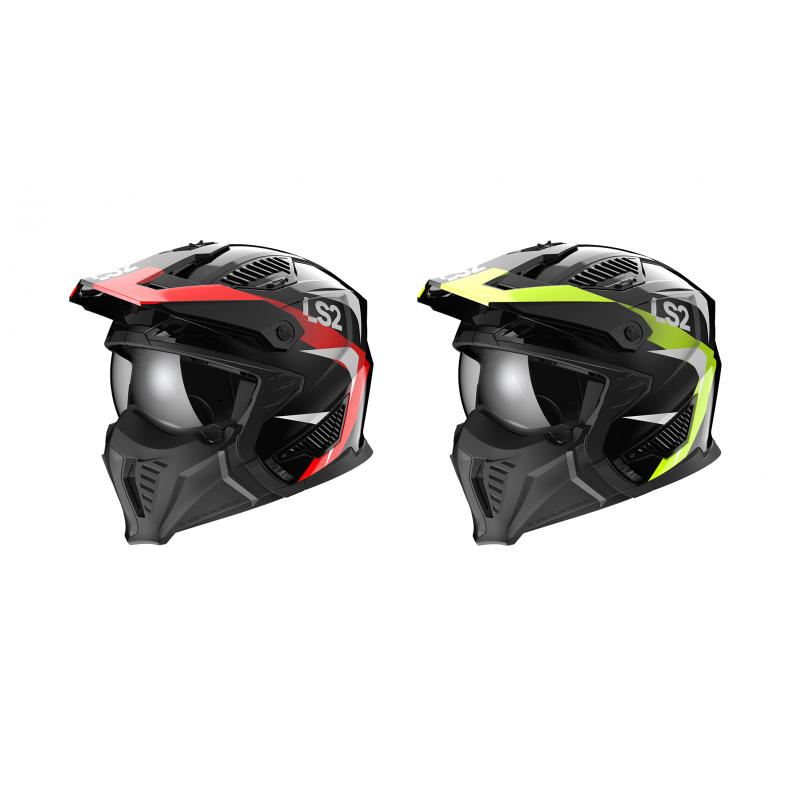 Casque Moto Modulable LS2 Drifter DeVOR - Noir Mat Jaune, Homologation ECE 22.06, Taille M - 10