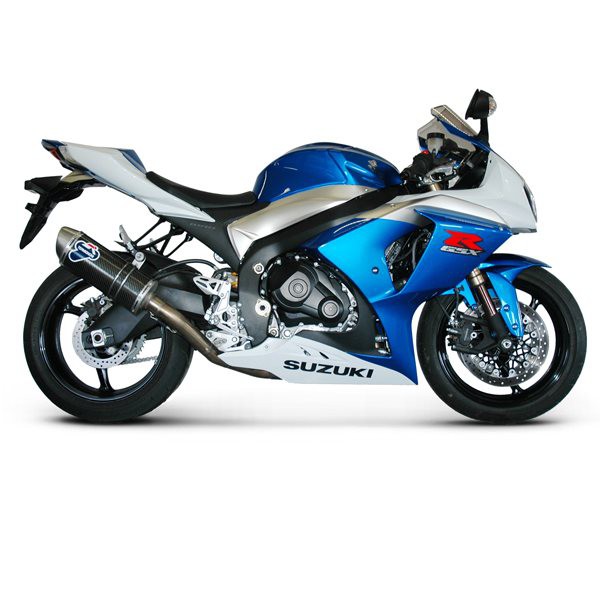 Silencieux Termignoni Ovale Carbone pour GSX-R 1000 (09-11)