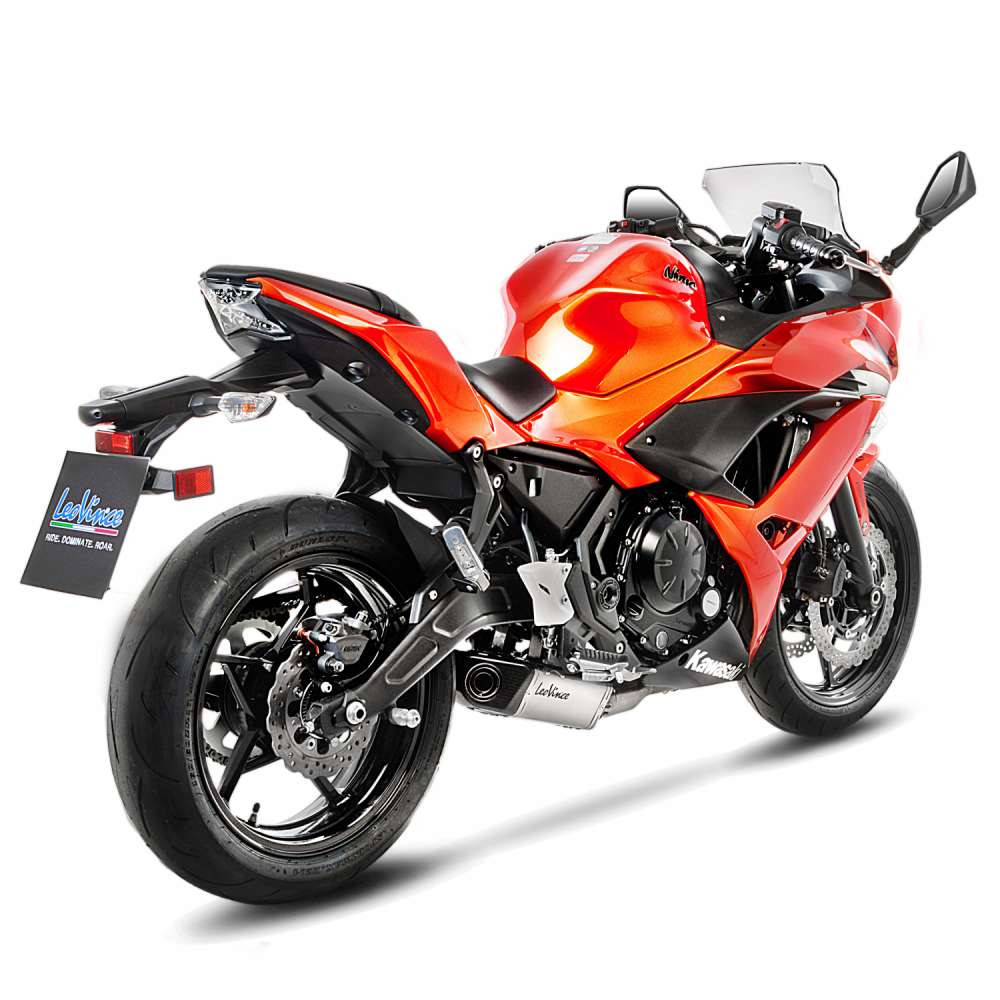 Ligne d'échappement LeoVince Underbody Homologuée pour Ninja 650 (17-20)
