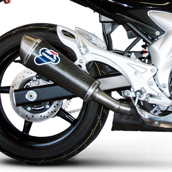 Silencieux Termignoni Ovale inox pour Suzuki Gladius (09-12)