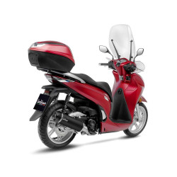 Silencieux LeoVince Nero Homologué pour Honda SH 350 I (21-22)
