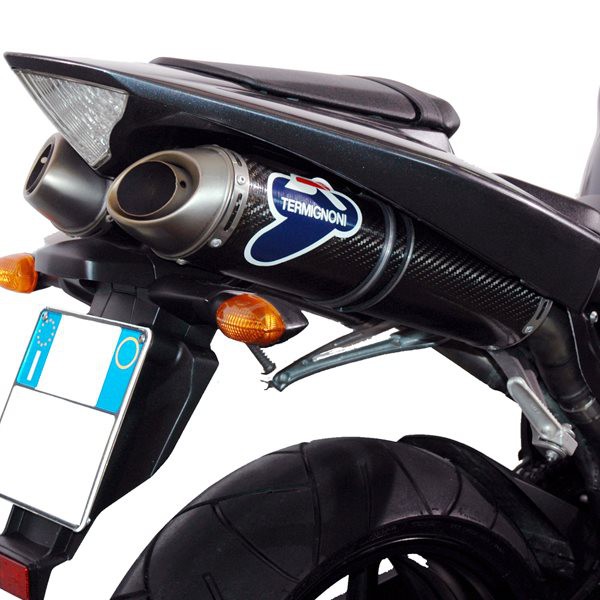 Paire de Silencieux Termignoni Ovale Carbone pour R1 (04 -06)