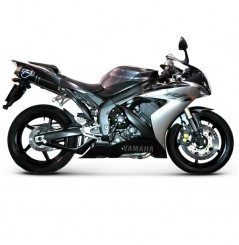 Paire de Silencieux Termignoni Ovale Carbone pour R1 (04 -06)