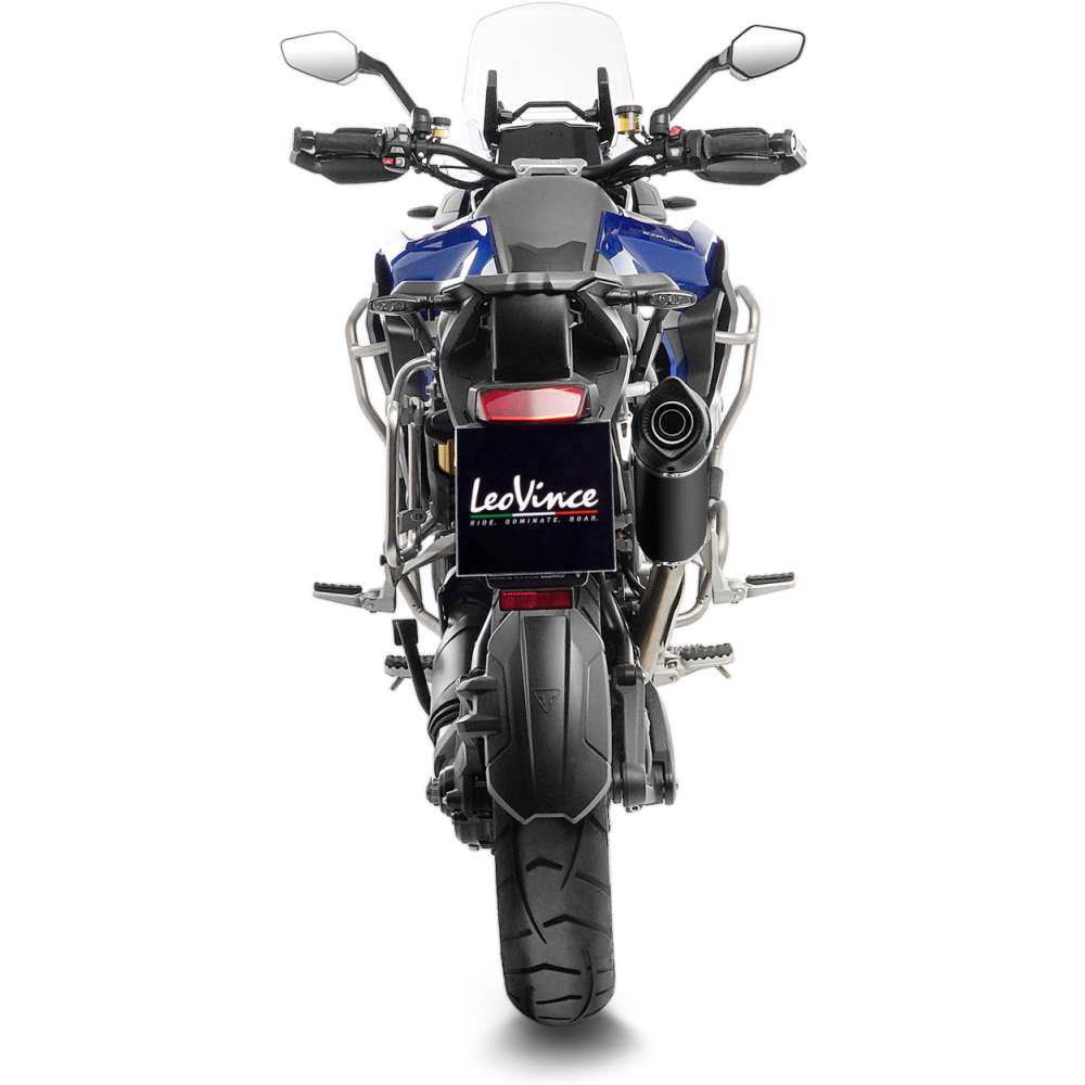 Silencieux LeoVince Nero Homologué pour Tiger 1200 (22-24)