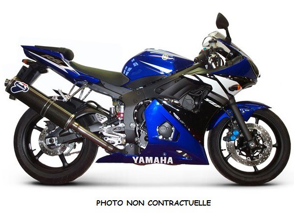 Silencieux Termignoni Ovale Aluminium pour R6 (03-05)