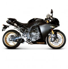 Paire de Silencieux Termignoni Ovale Carbone pour R1 (04 -06)