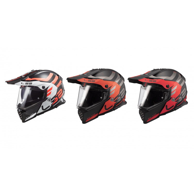 LS2 Casque Cross Moto Pioneer Evo Mat Titanium - Écran Anti-UV, Ventilation Dynamique, 3 Tailles Calotte