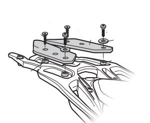 Support Top Case Shad pour BMW S1000 XR (15-19)