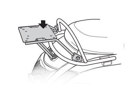 Support Top Case Shad pour Kymco Like 125 (15-16)