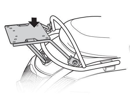 Support Top Case Shad pour Kymco Like 125 (15-16)