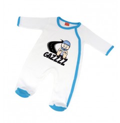 Pyjama Bébé GAZZ 6 - 12 mois Blanc Bleu