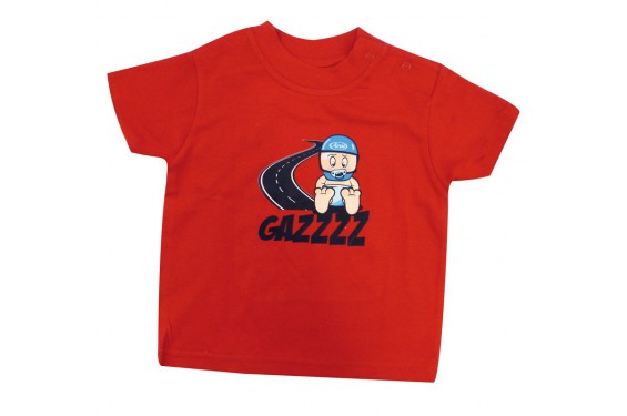 T-Shirt Bébé GAZZ 0 - 6 Mois Rouge
