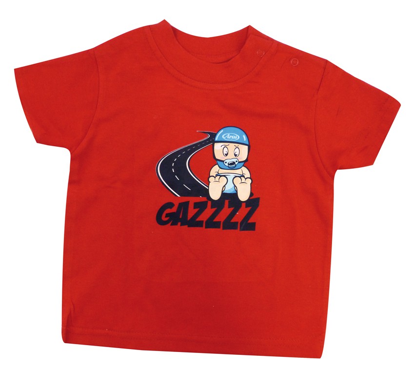 T-Shirt Bébé GAZZ 0 - 6 Mois Rouge