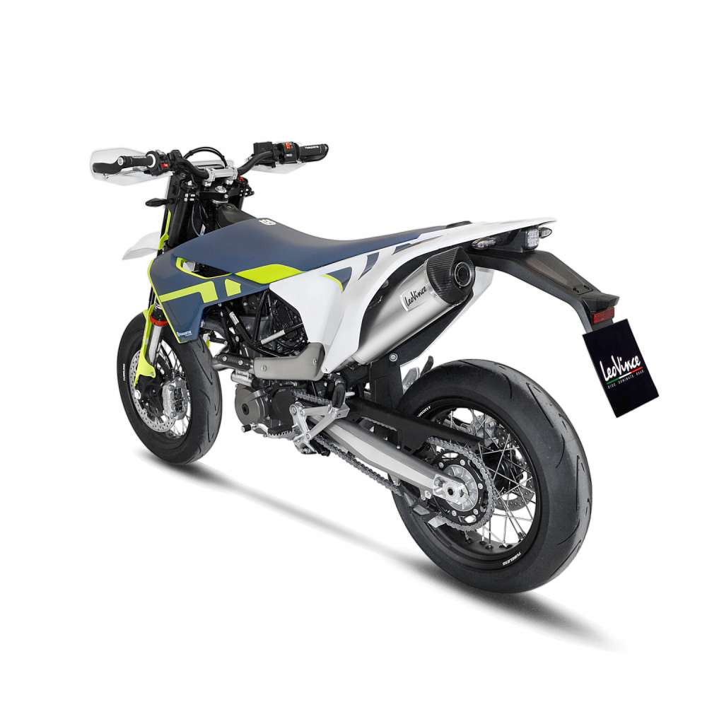 Ligne d'échappement LeoVince LV One Evo Homologuée pour 701 Supermoto (17-24)