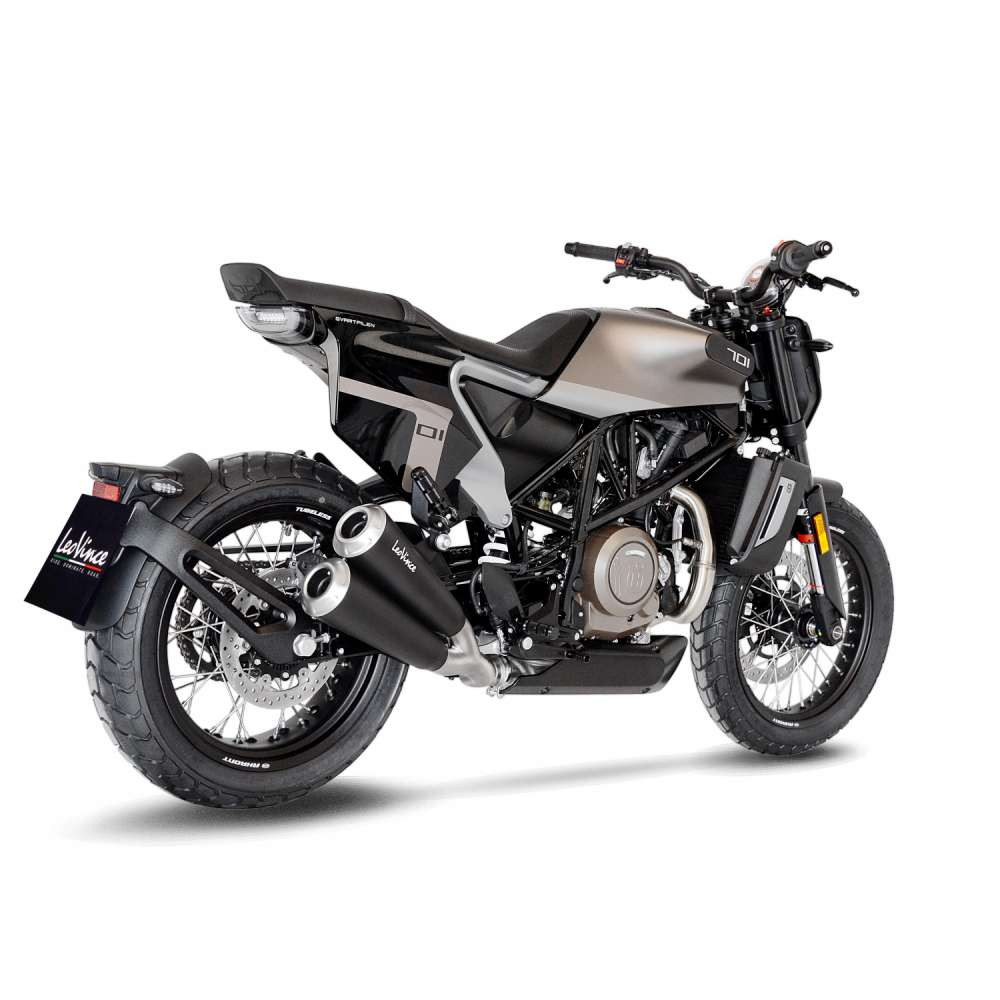 Silencieux LeoVince GP Duals Homologué pour 701 Svartpilen (18-20)