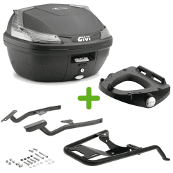 Pack Givi Monolock Top Case + Support pour Honda CRF 1000 L Africa Twin (16-17)