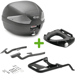 Pack Givi Monolock Top Case + Support pour Kawasaki ER 6 N - F (12-16)