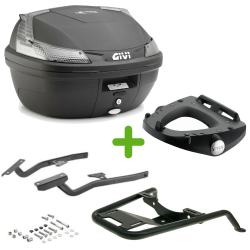 Pack Givi Monolock Top Case + Support pour Suzuki GSF Bandit 600 - S (00-04)