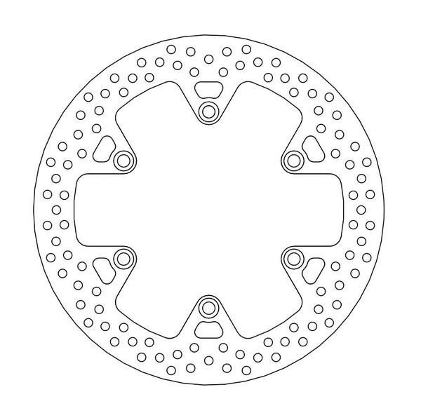 Disque de frein Avant Moto-Master Halo pour 700 Deauville (06-16) - 110543