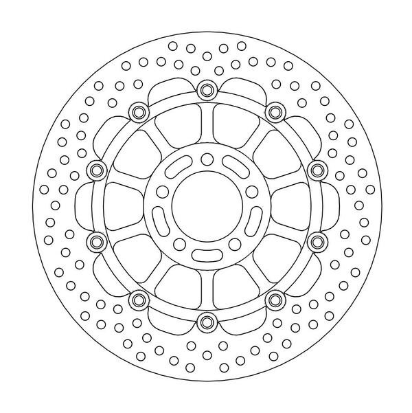 Disque de frein Avant Moto-Master Halo pour ZR-7 S 750 (01-05) - 113117