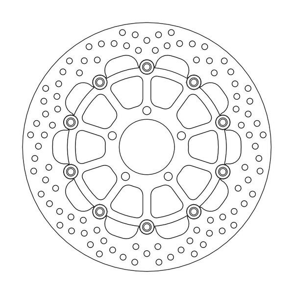 Disque de frein Avant Moto-Master Halo pour KLV 1000 (04-07) - 112126
