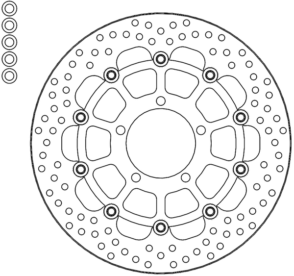 Disque de frein Avant Moto-Master Halo pour ZX-10R Ninja (16-24) - 112260