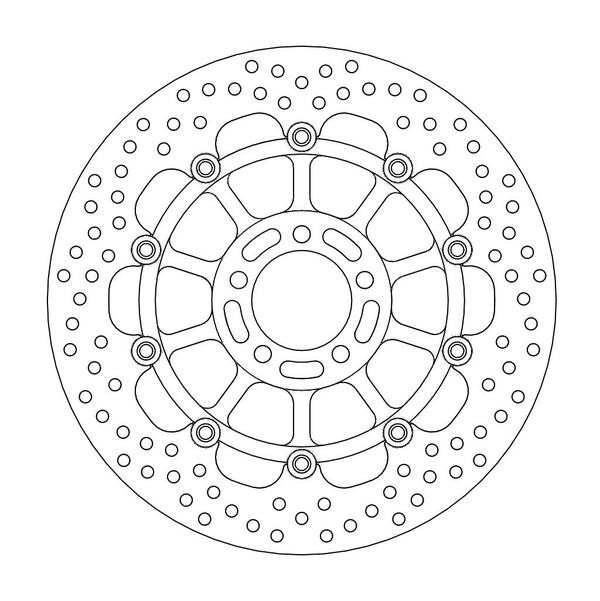 Disque de frein Avant Moto-Master Halo pour ZX-9R Ninja (00-01) - 113118