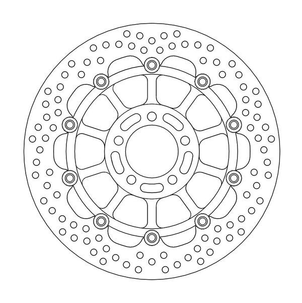 Disque de frein Avant Moto-Master Halo pour ZX6-R Ninja (98-99) - 113119