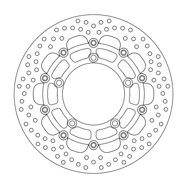 Disque de frein Avant Moto-Master Halo pour GSX 1340 B-King (08-11) - 112128