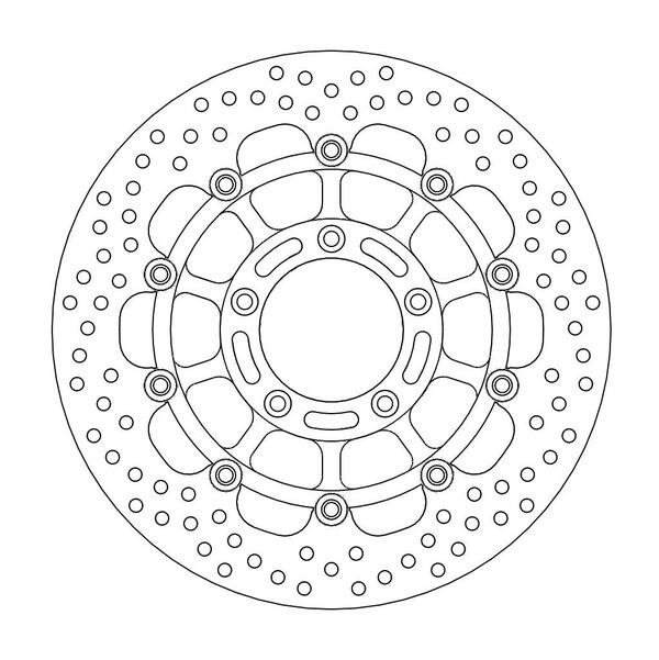 Disque de frein Avant Moto-Master Halo pour 750 Brutale S (03-06) - 113121