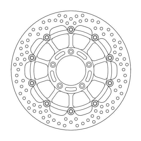 Disque de frein Avant Moto-Master Halo pour Brutale 1090 RR (10-18) - 113122