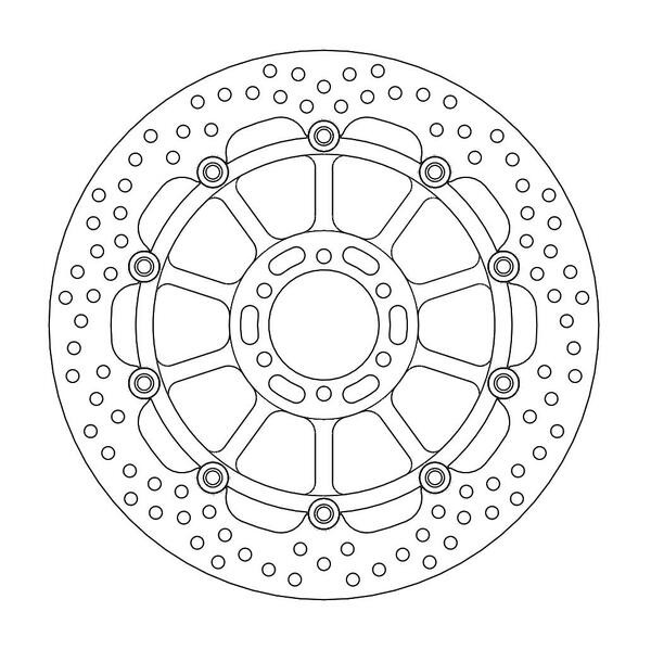 Disque de frein Avant Moto-Master Halo pour Ducati 996 S (2001) - 113101