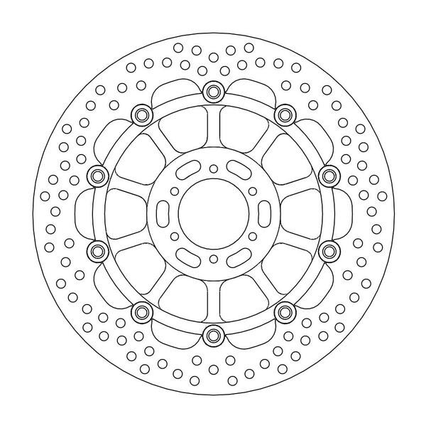 Disque de frein Avant Moto-Master Halo pour Honda Hornet 600 (98-06) - 113105