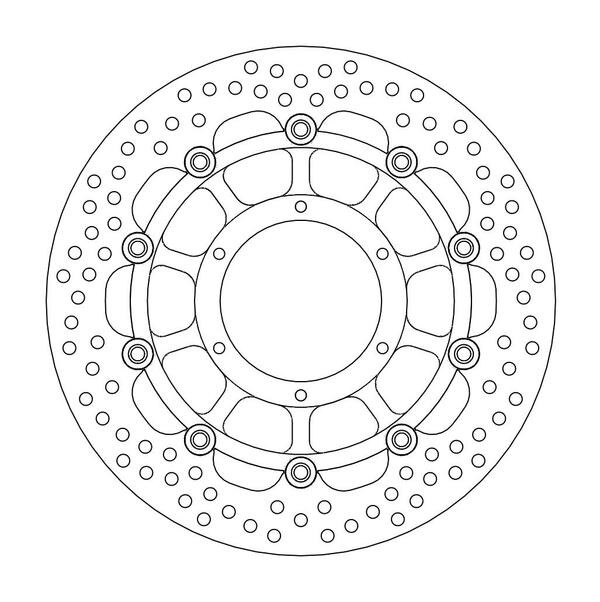 Disque de frein Avant Moto-Master Halo pour Honda CBF 1000 (06-10) - 113106