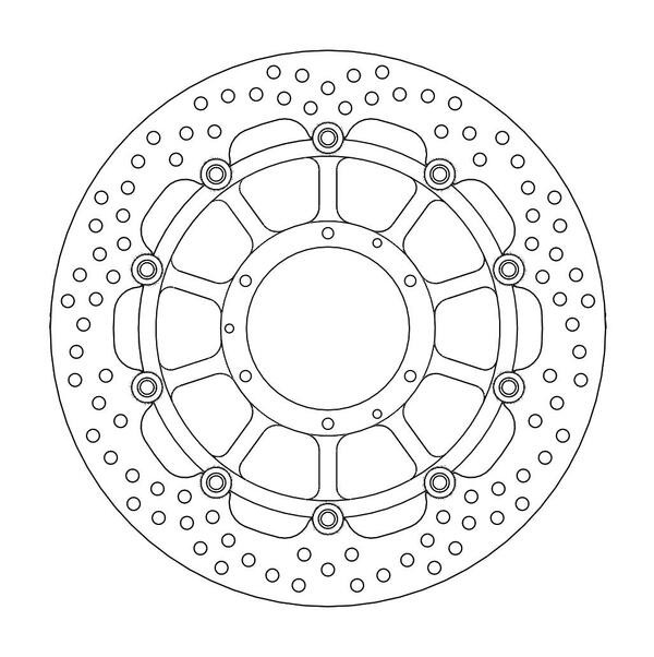 Disque de frein Avant Moto-Master Halo pour CBR 1000 RR Fireblade (08-16) - 113114