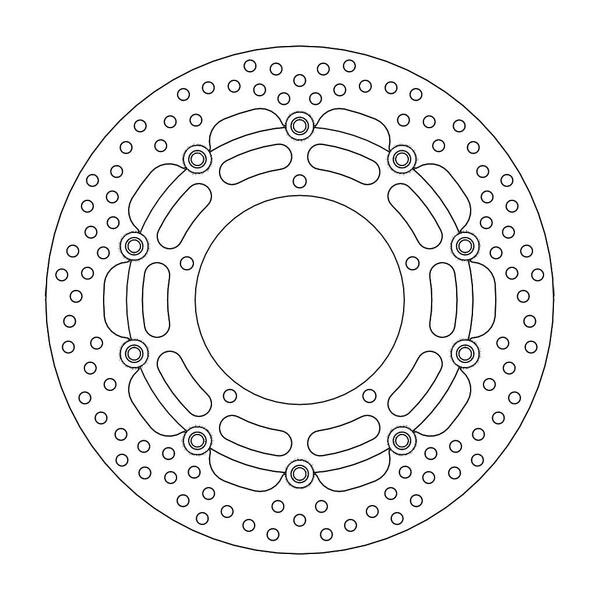 Disque de frein Avant Moto-Master Halo pour YZF R1 (04-06) - 112140