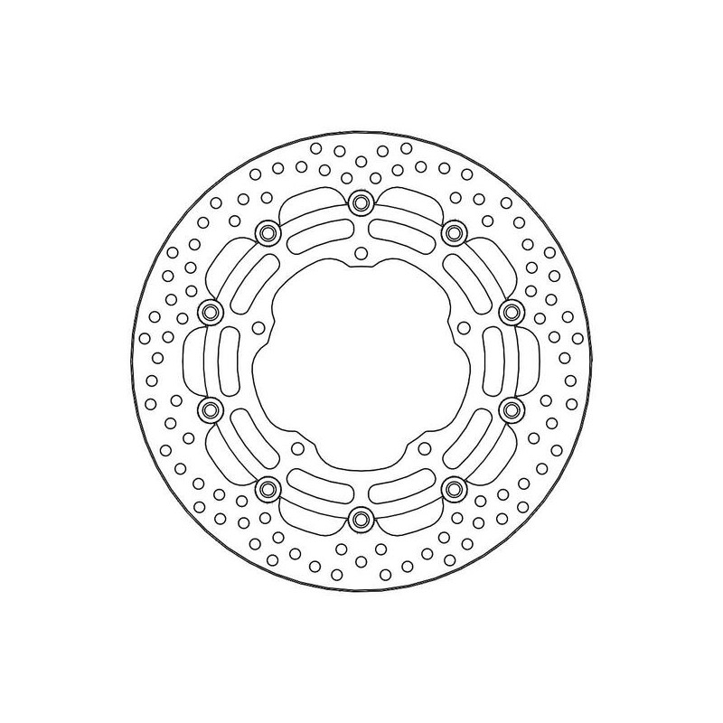 Disque de frein Avant Moto-Master Halo pour Yamaha YZF R1 (15-24) - 112246