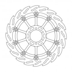 Disque de Frein Avant Gauche Moto-Master Flame Racing pour Mana 850 (07-13)