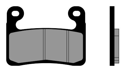 Plaquette de frein Avant Brenta FT7206 - Métal Fritté Route et Piste