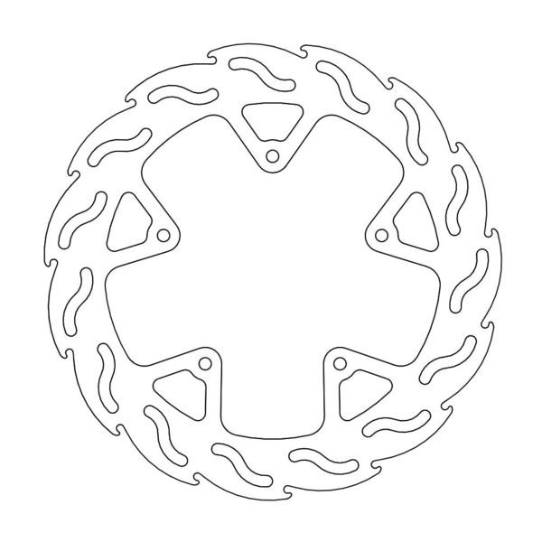 Disque de Frein Arrière Moto-Master Flame Series pour Aprilia RXV 450 (05-12) - 110315