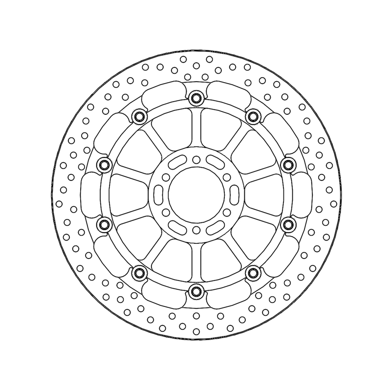 Disque de frein Avant Moto-Master Halo Racing pour Supersport 1000 (03-06) - 113155