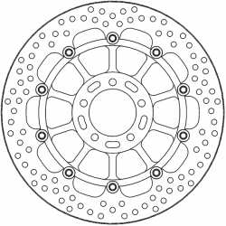 Disque de frein Avant Moto-Master Halo Racing pour Diavel 1200 (11-19) - 113166