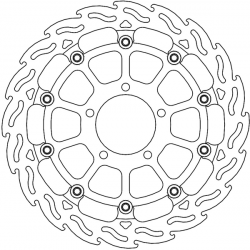 Disque de Frein Avant Droit Moto-Master Flame Racing pour 1198 S (2009) - 113240