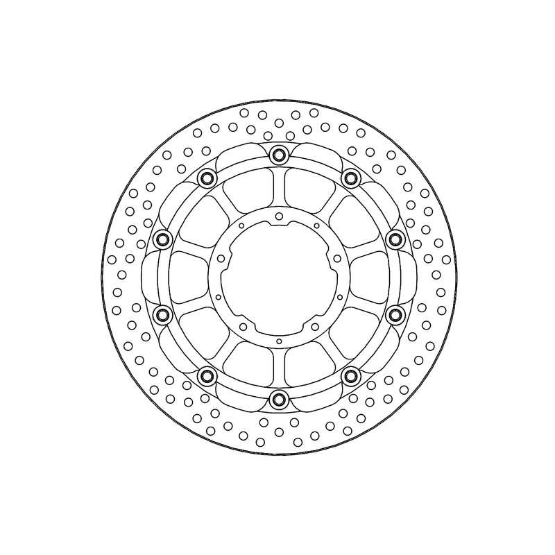 Disque de frein Avant Moto-Master Halo Racing pour CBR 1000 RR-R (20-22) - 113232