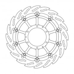 Disque de Frein Avant Gauche Moto-Master Flame Racing pour CBR 1000 RR Fireblade (08-16) - 113070