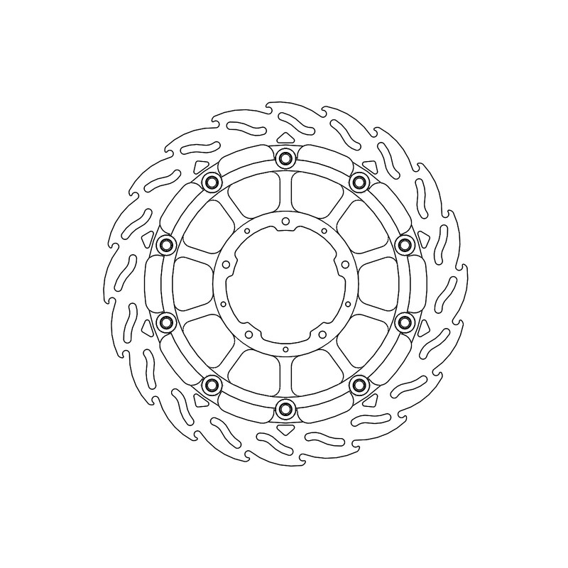 Disque de Frein Avant Droit Moto-Master Flame Racing pour CBR 1000 RR-R (20-22) - 113231