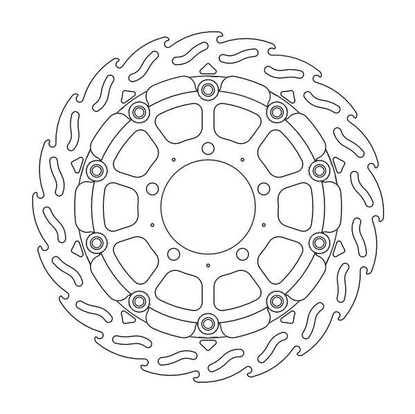 Disque de Frein Avant Gauche Moto-Master Flame Racing pour ER-6N et ER-6F (06-16) - 112090
